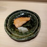 Sushi Rizaki - 桜鱒　幽庵焼き