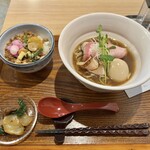 中華そば麦右衛門 - 麦右衛門中華そば＋おまかせごはん/1,400円♪