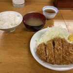 とんかつ いちかつ - ロースカツ定食¥800