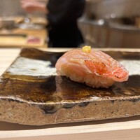 THE SUSHI GINZA 極 - 炙り金目鯛、柚子胡椒