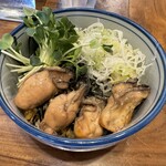 麺や 佐市 - 牡蠣めしアップ