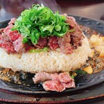 Monsherutonton - 特選黒毛和牛丼セットA肉1倍¥1,850