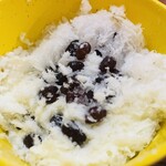 こひる庵 - このかのこ豆ゾーンが意外と1番好き♡