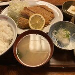 Ishidu Shiyoku Dou - おろし　とんかつ定食　1,100円