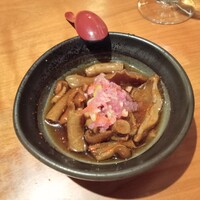 蕎麦 蘇枋 - ジャンボなめこのお浸し