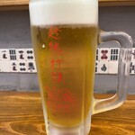 鍛冶屋餃子 - 生ビール