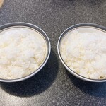 かがり火亭 - 大ライス×②❤️
      掻き込みますよ〜♪✨