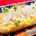 繁壱の絶品厚揚げ～ネギポン酢～