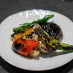 三和 - 季節の焼き野菜の盛り合わせ