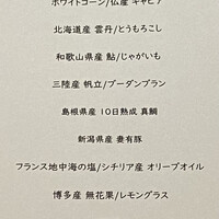 フィエルテ - メニュー