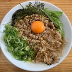 麺屋にぼすけ - 料理写真:鶏油まぜそば 特盛