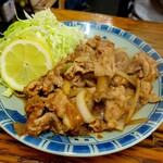 いづみ亭 - 生姜焼き定食(750円)