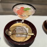 料庵 有とみ - グレープフルーツのゼリー寄せ