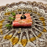 炭和食かなうS 特別室 - 宮崎牛シンシンの生ゆっけ