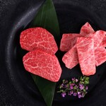 牛牛 - ヒレとミスジの盛り合わせ