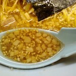 山岡家 - 背脂をこんだ、ダブルにしてみるかね