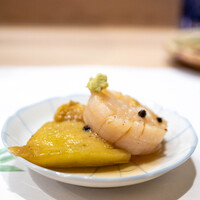 うを徳 - 2024.5 熊本産赤茄子と岩手産帆立貝の煮込み