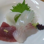 魚治 - 3300円コースの刺身