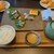 メインダイニング錦 - 料理写真:網代産ごま鯖のお造りとうずわの焼物