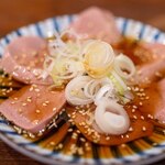 やきとり もつ焼 まるや - 2024.5 レバゴマ（495円）
