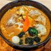 スープカレーGARAKU - 料理写真:十勝餃子とキャベツのスープカレーのスープカレーのアップ