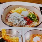 焼鳥・釜飯・うどん かまどか - 冷やし梅しらすうどん