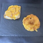 バゲットラビット - ボロニアソーセージのグラタン、ブリオッシュメロンパン