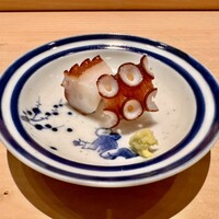 鮨たか山 - 真蛸の塩茹で