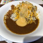 すき家 - 肉2倍牛カレー(ミニ)+とろ〜り3種のチーズ