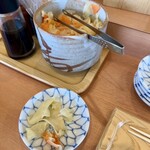 江戸前天丼 はま田 横浜丸山台店 - ニンジン入り生姜酢漬け