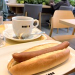 ドトールコーヒーショップ - 料理写真:ジャーマンドック＆ホット