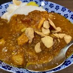 ヌードル＆スパイスカレー 今日の1番 - ガーリックトマトチキンチーズカレー   ¥600-(税込)