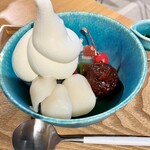 ふるさとゴハン食堂 - 白玉クリームあんみつ　550円