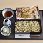 Ishiusubiki Soba Mikuniya - 天せいろ