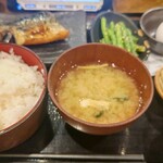 Shimpachi Shokudou - 朝限定 さば文化干し定食￥490