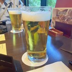紅葉館 別庭 あざれ - 生ビールで乾杯*\(^o^)/*