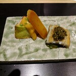 きたしんち 弓場慎之佑 - 鰻白焼きとからすみ