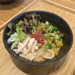 Udon Isshun - 夏野菜ぶっかけうどん(並)