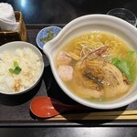 Mentokoro Ginzasa - 塩ラーメンセット