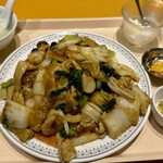 上海大飯店 - 五目あんかけやきそば大盛