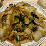 上海大飯店 - 五目あんかけやきそば大盛