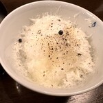 lamb meets ramen - ペコリーノご飯  ひつじ麻婆麺には必ず頼んでいただきたい逸品です(ღ✪ｖ✪)♡♡