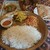 インド料理 パリワル - 料理写真:ベイガンバルダ 国産地鶏のスープカレーとマンゴーラッシーのセット￥1880(税込)