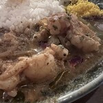 Curry bar nidomi - シマチョウがたっぷり