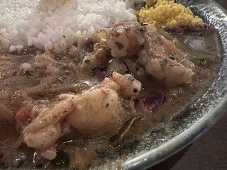 Curry bar nidomi - シマチョウがたっぷり