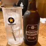 酒蔵 初孫 - ホッピー白500円