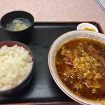 來福 - 水煮肉片定食1000円