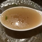 ラーメン 坊也哲 - スープ割り