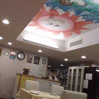 Osteria Tutto Sole - 天井にも絵が