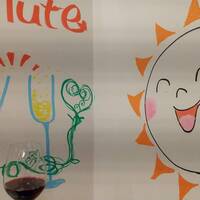 Osteria Tutto Sole - 壁には楽しいイラストが